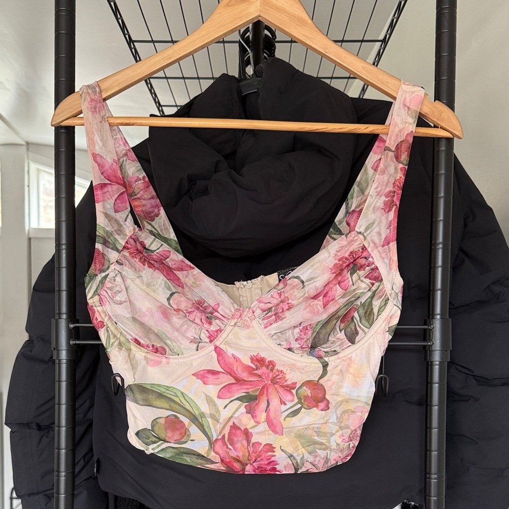 Windsor Floral Crop Top